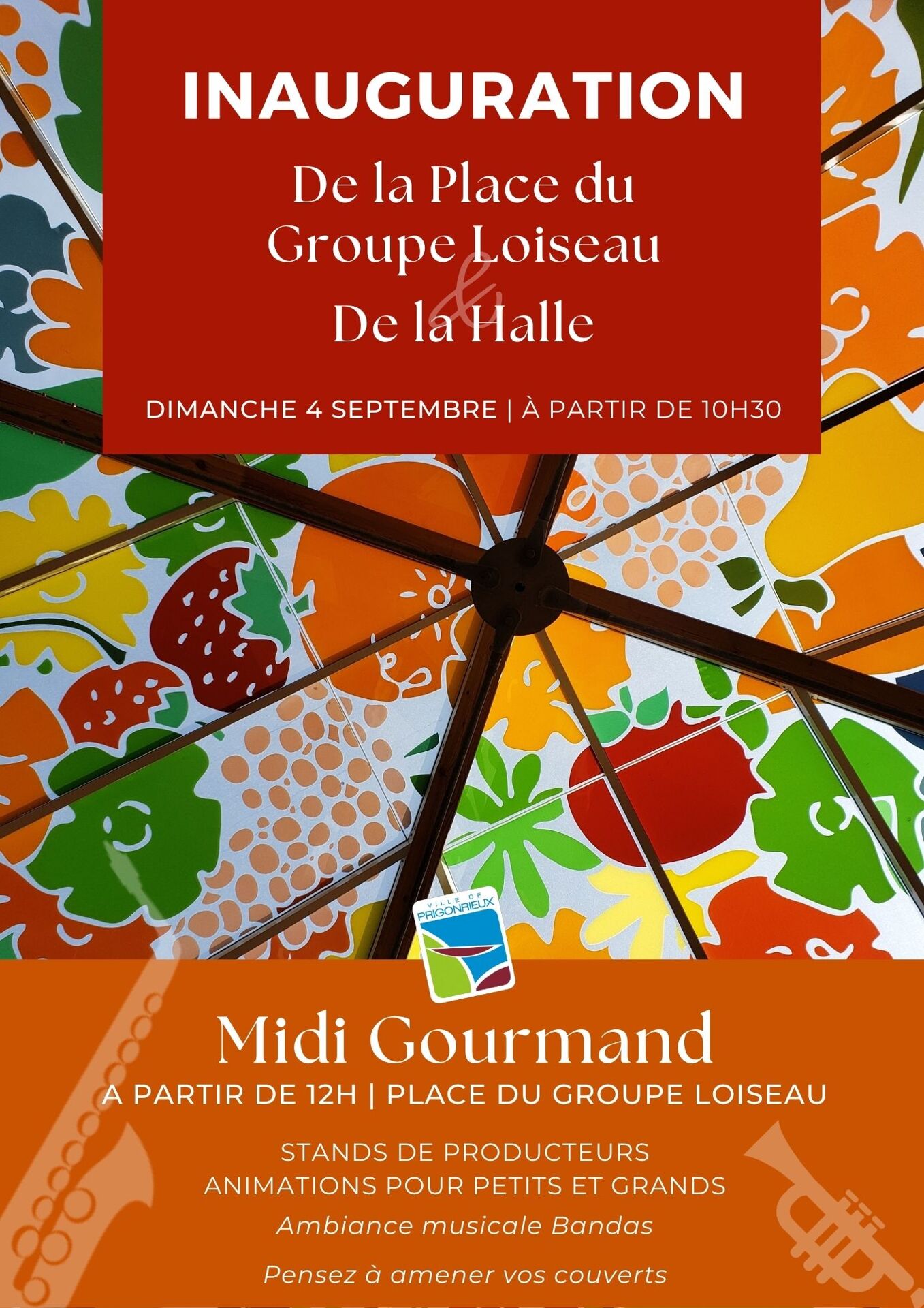 Inauguration et midi gourmand - Affiche