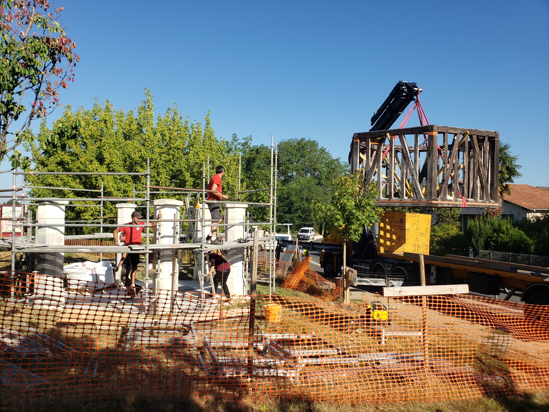2022.08 - Remontage du pigeonnier