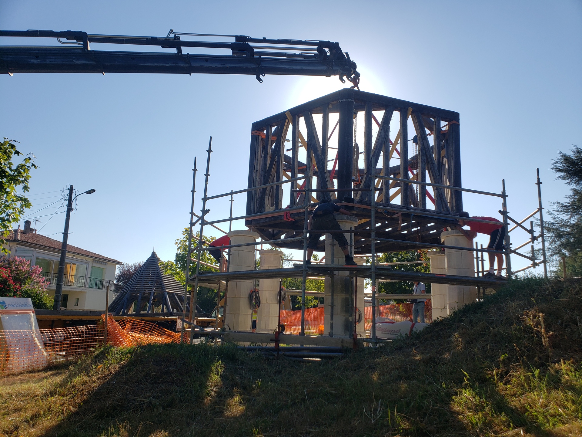 2022.08 - Remontage du pigeonnier