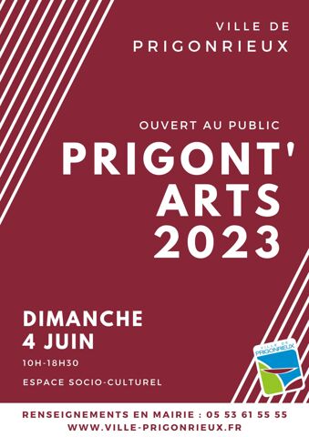 2023.06.04 - PRIGONT'ARTS - Affiche