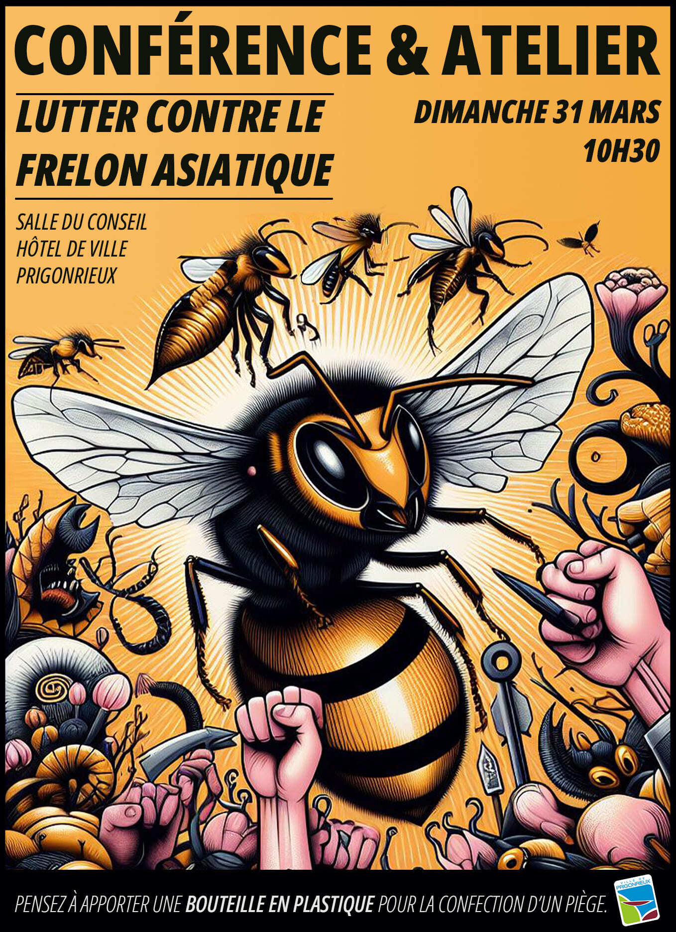 Conférence & Atelier : lutter contre le frelon asiatique