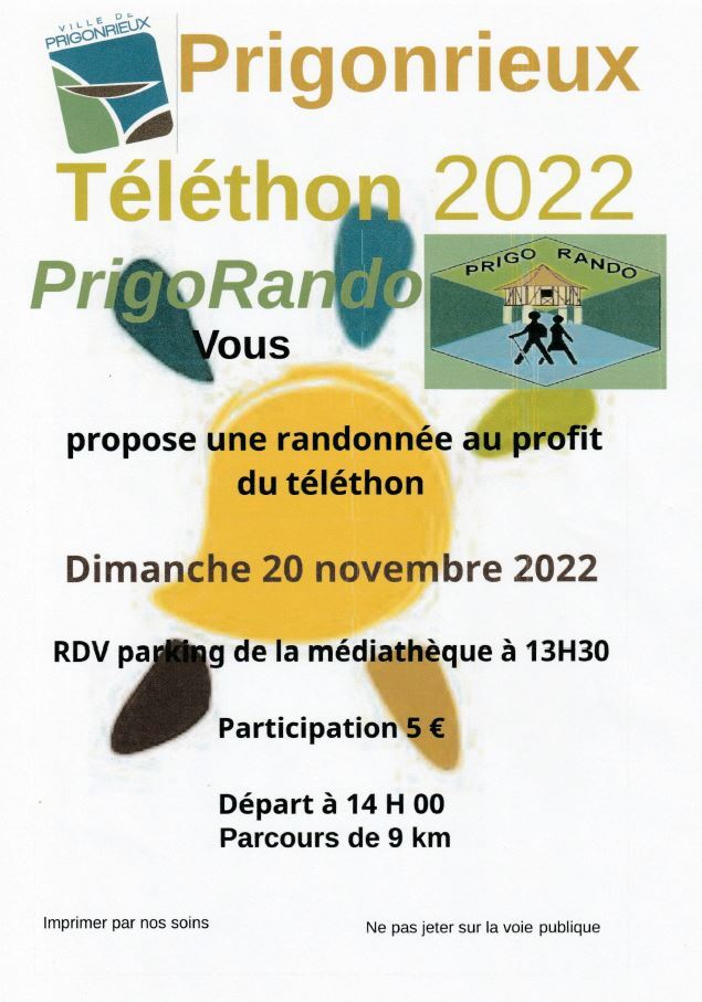 Randonnée Téléthon
