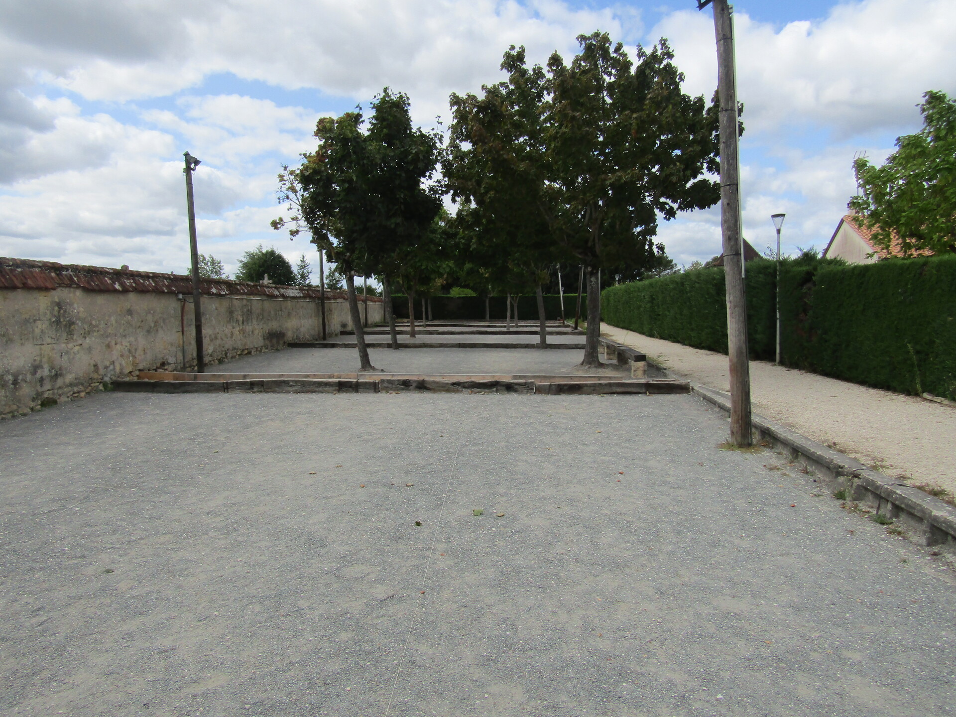 Terrain de pétanque